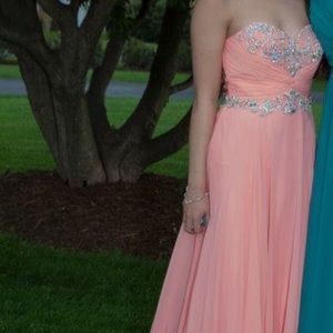 Pink prom dress